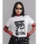 【JANIS】Distressed photo print t-shirts【コラボ】