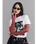 【JANIS】Distressed photo print t-shirts【コラボ】