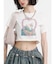 フラワーフォトフィットTシャツ