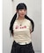 【Lilo&Stitch】ロゴフィットTシャツ