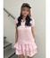 ロゴフリルミニワンピース