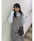 イレギュラーギャザーキャミワンピース
