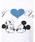 【Mickey&Minnie】ILOVEレースリメイクトップス
