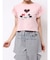 【Mickey&Minnie】ILOVEレースリメイクトップス