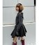 ラインストーンフリルトップス