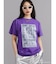 【JANIS】Tie-dye overlay print t-shirts【コラボ】