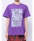 【JANIS】Tie-dye overlay print t-shirts【コラボ】