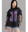 【JANIS】Tie-dye overlay print t-shirts【コラボ】