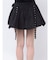 アシメヘムベルテッドミニスカート