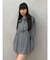 リボンタイチュニックシャツ