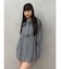 リボンタイチュニックシャツ