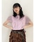 フリルチュールドッキングTシャツ