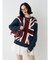 UnionJackジャガードルーズニット