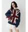 UnionJackジャガードルーズニット