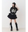 チュールフリルアメフトミニワンピース
