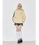 ダブルボタンフェイクレザーショートパンツ
