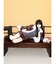 ダブルボタンフェイクレザーショートパンツ