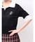 シャツレイヤードポロニット