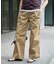 ラチネバックイージーストレートパンツ