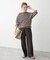 ボートネックロングスリーブTシャツ