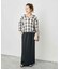 サテンイージーIラインスカート