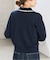 《一部店舗+WEB限定》フリルレースポロシャツニットカーディガン