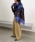 Spick & Span カシミヤチェックストール