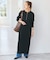 《新色有り / 追加》ヘンリーネックリブニットワンピース
