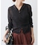kiehtova /キエトヴァ LAYERED SHEER CROSS CARDIGAN カーディガン