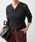 kiehtova /キエトヴァ LAYERED SHEER CROSS CARDIGAN カーディガン