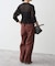 kiehtova /キエトヴァ LAYERED SHEER CROSS CARDIGAN カーディガン
