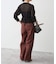 kiehtova /キエトヴァ LAYERED SHEER CROSS CARDIGAN カーディガン