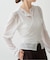 kiehtova /キエトヴァ LAYERED SHEER CROSS CARDIGAN カーディガン