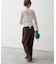 kiehtova /キエトヴァ LAYERED SHEER CROSS CARDIGAN カーディガン