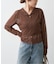 kiehtova /キエトヴァ LAYERED SHEER CROSS CARDIGAN カーディガン