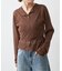 kiehtova /キエトヴァ LAYERED SHEER CROSS CARDIGAN カーディガン
