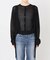 kiehtova /キエトヴァ LAYERED SHEER CROSS CARDIGAN カーディガン