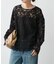 《セットアップ可》brushed lace ブラウス