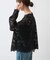 《セットアップ可》brushed lace ブラウス
