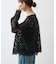 《セットアップ可》brushed lace ブラウス