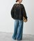 《セットアップ可》brushed lace ブラウス