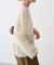 《セットアップ可》brushed lace ブラウス