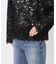 《セットアップ可》brushed lace ブラウス