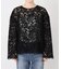 《セットアップ可》brushed lace ブラウス