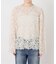 《セットアップ可》brushed lace ブラウス