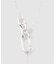 Soierie / ソワリー Raw edge clip necklace