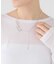 Soierie / ソワリー Raw edge clip necklace