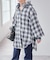 《別注》crinkle check frill collar shirts*