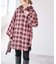 《別注》crinkle check frill collar shirts*