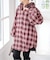 《別注》crinkle check frill collar shirts*